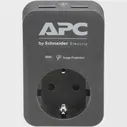 Сетевой фильтр APC PME1WU2B-RS Essential SurgeArrest 1 Outlet 2 USB Ports Black 230V