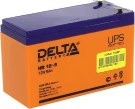 Аккумулятор для ИБП Delta HR 12-9 Battary replacement APC RBC17, RBC24, RBC110, RBC115, RBC116, RBC124, RBC133 12В, 9Ач, 151мм/­65мм/­100мм