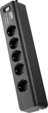 Сетевой фильтр APC Electric Essential SurgeArrest PM5B-RS, 5 розеток, 1.8 м, с/з, 10А, черный