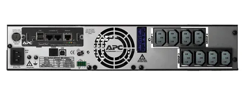 ИБП APC Smart-UPS, 1500ВА, линейно-интерактивный, в стойку, 432х490х89 (ШхГхВ), 230V, 2U, однофазный, Ethernet, (SMX1500RMI2UNC)-0
