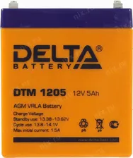 Аккумулятор для ИБП Delta DTM 1205 Battary replacement APC RBC43, RBC44, RBC143, SYBT2 12В, 5Ач, 90мм/­70мм/­107мм