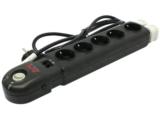 Сетевой фильтр APC P5BT-RS черный 5 розеток 1.8 м