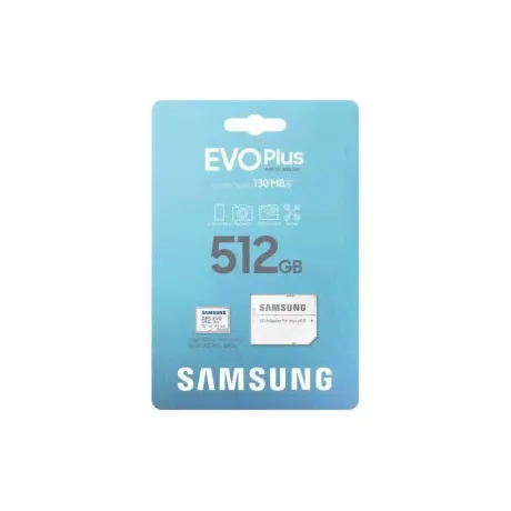 Карта памяти microSDXC Samsung 512GB Class 10 (MB-MC512KA/APC) адаптер на SD