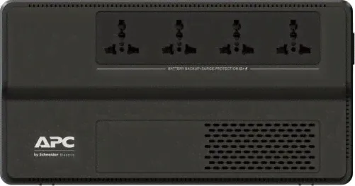 ИБП APC Back-UPS 1000VA/600W BV1000I-MSX 4 универсальных розетки + сетевой кабель с евровилкой-0