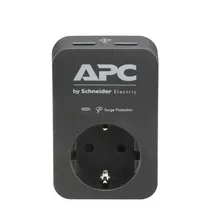 Сетевой фильтр APC PME1WU2B-RS 1 розетка, 2 порта USB, черный, 230 В