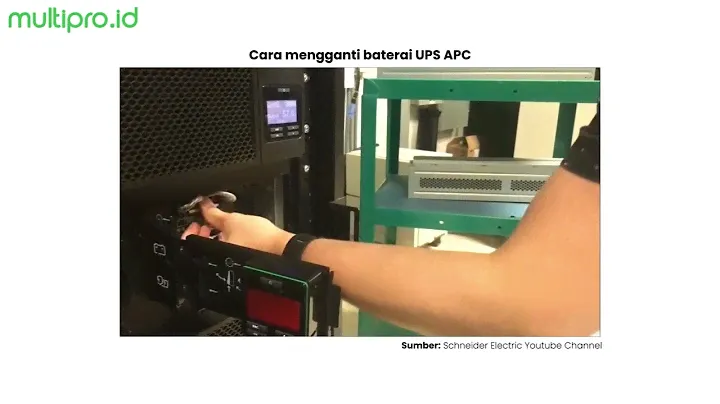Battery Replacement APCRBC140 pada UPS APC seri SRT dan SRUT.