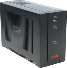ИБП APC Back-UPS, 1400ВА, шнур 1.2 метра, линейно-интерактивный, напольный, 130х336х215 (ШхГхВ), 230V, однофазный, Ethernet, (BX1400UI)
